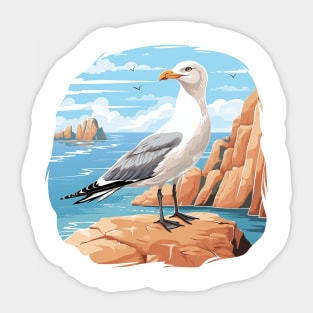 Cute Seagull Sticker